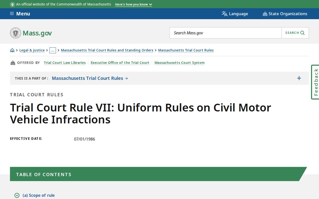 Civil motor vehicle infraction court rule behind Berkshire County traffic warrants